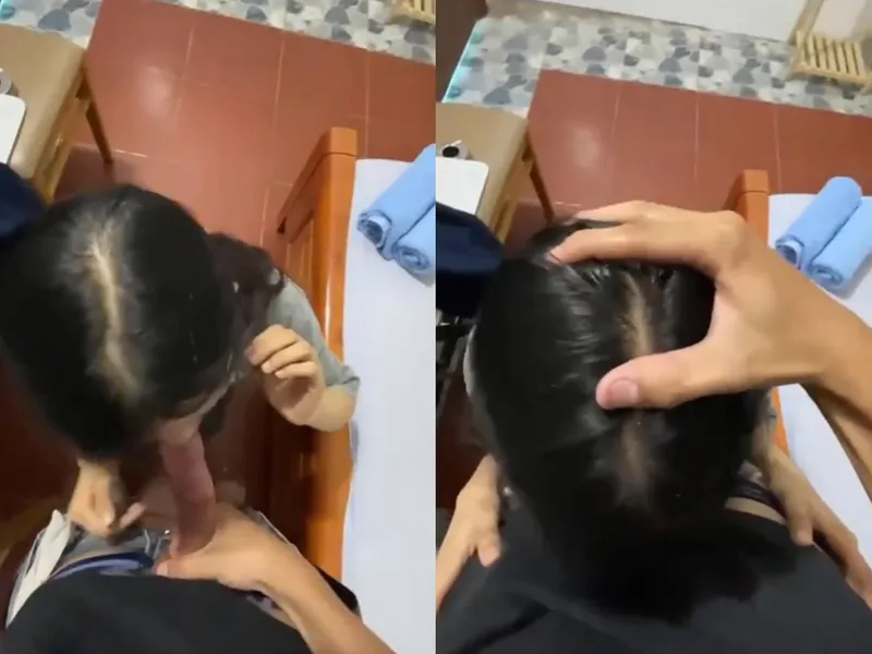 Xin má qua nhà bạn học thêm, học sinh nữ c3 bị anh người yêu xả sữa đặc vào mồm